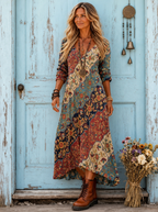 Lidia | Fließendes Herbstkleid