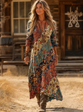 Lidia | Fließendes Herbstkleid