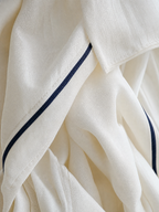 Sportliches Zweiteiler-Set für Damen – Langarmshirt mit Stehkragen &amp; Wide-Leg-Hose mit Kordelzug