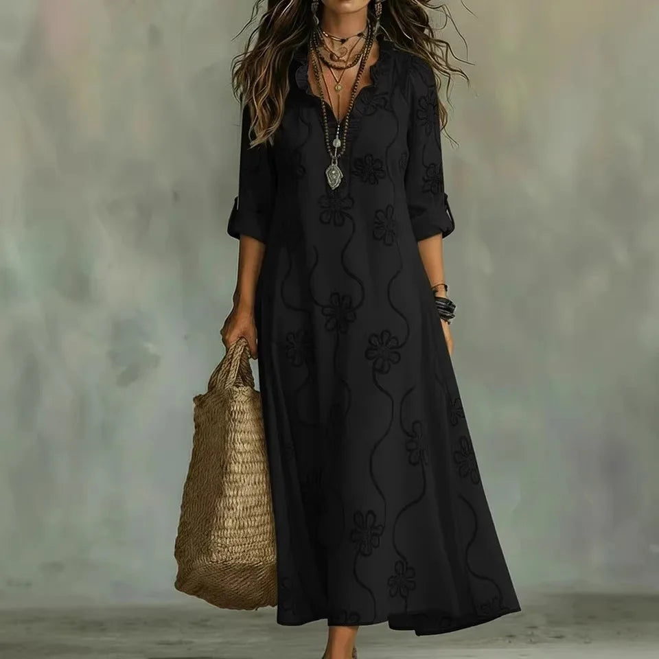 Sienna™ | Bauchkaschierendes Sommerkleid mit Blumenmuster