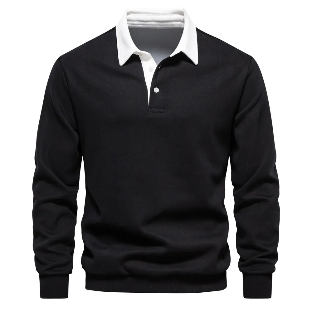 Raphael | Klassisches Rugby-Poloshirt für Herren