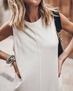 Leichtes Maxikleid mit Trägern